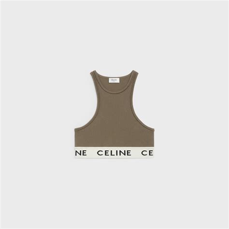 Brassière CELINE Maille Athlétique Cream / Navy .